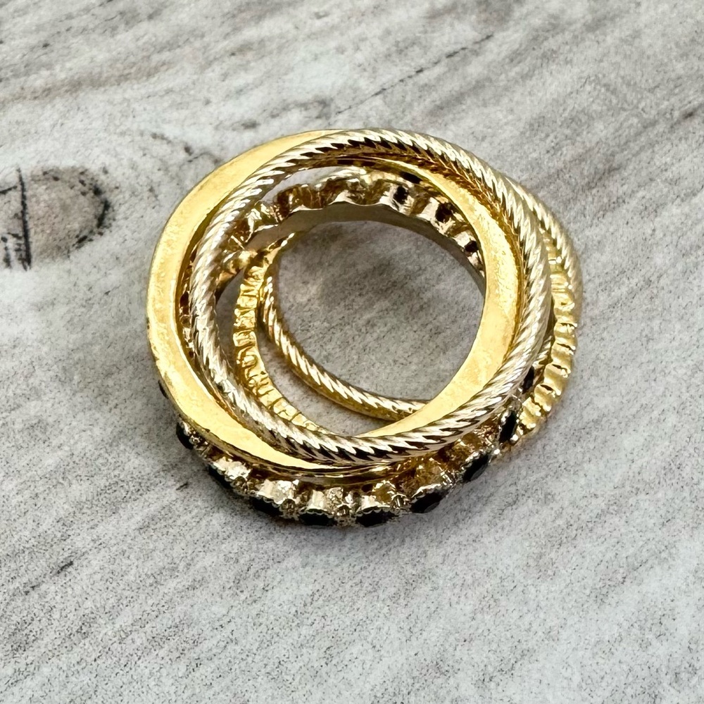 Gold Stackable Rings - Picture 3 of 6